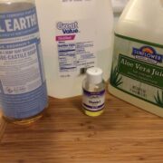 homemade soap and shampoo ingredients
