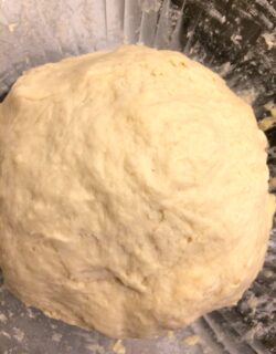 pretzel dough rising