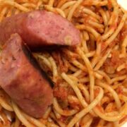 italian pasta with sausage