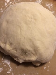 sweet roll dough before rise