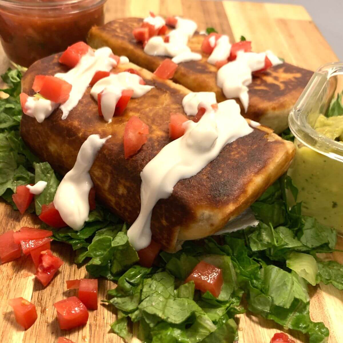 Homemade Chimichangas - The Stay At Home Chef