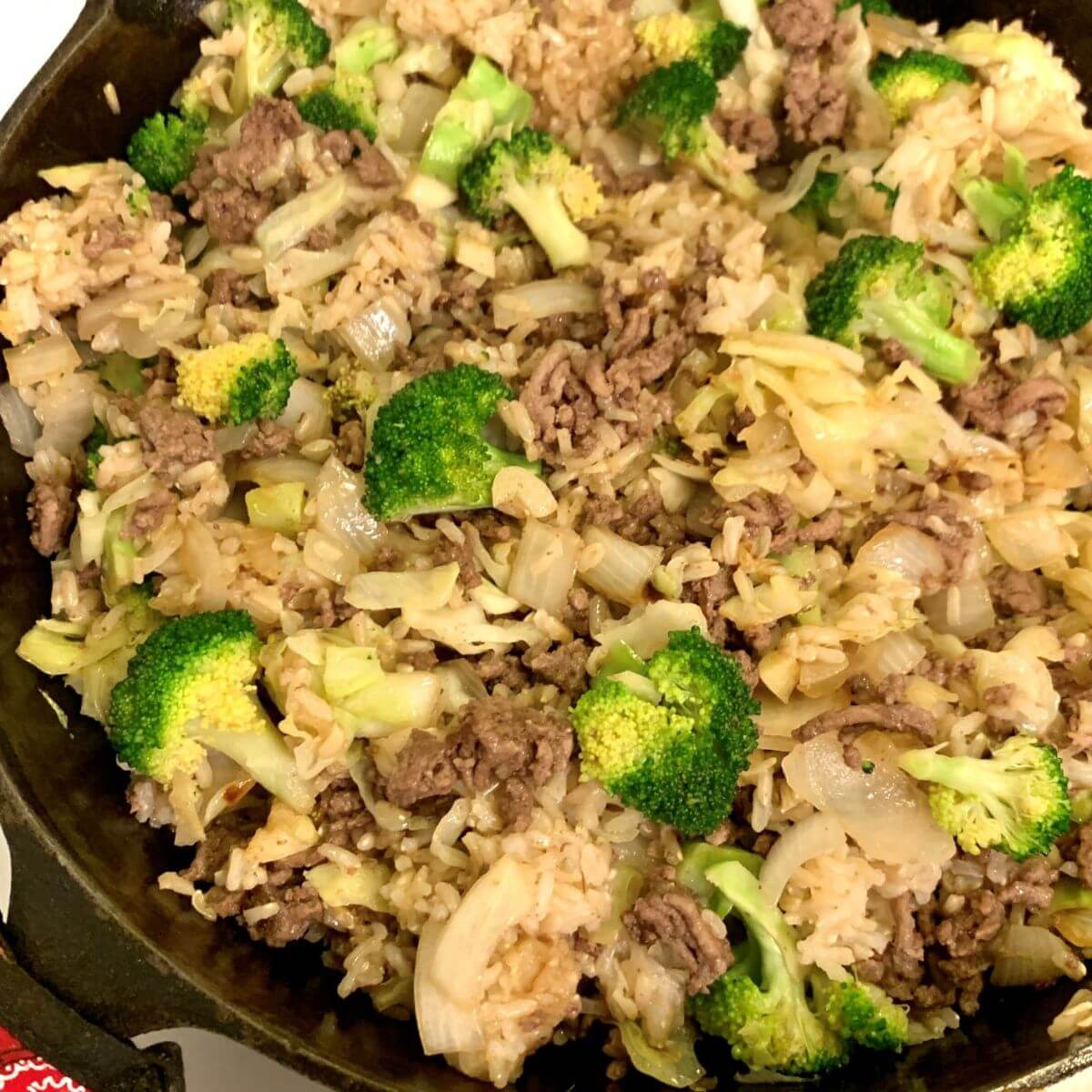 Utensils for stir frying ground beef - Seasoned Advice